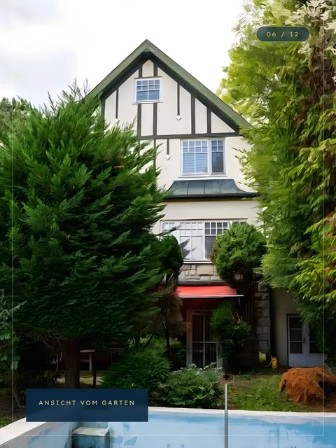 Beitrag: Villa in Hietzing mit Garten und Pool